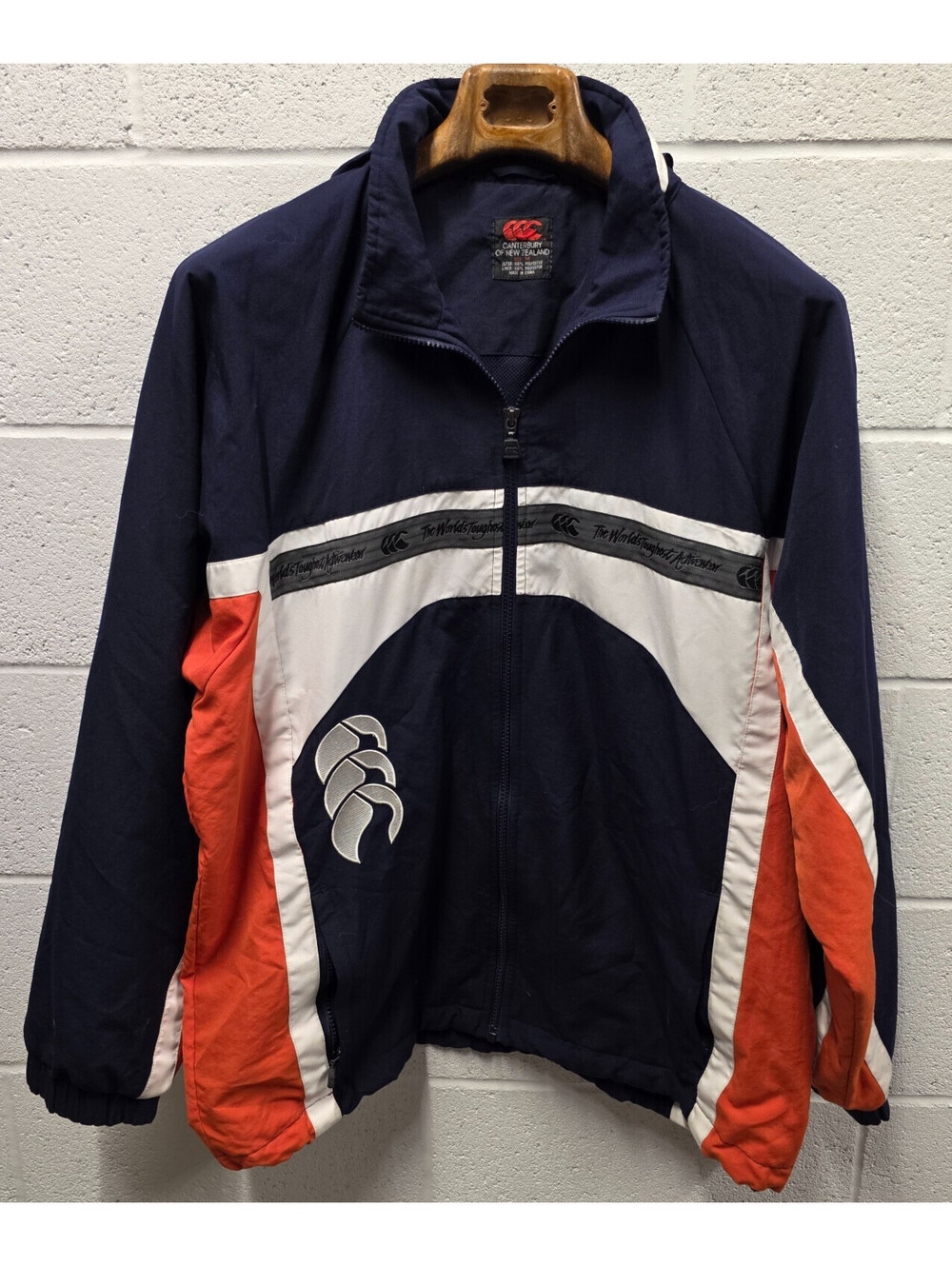 Canterbury of new zealand M vintage 1990'S Rugby  jacket 25x31